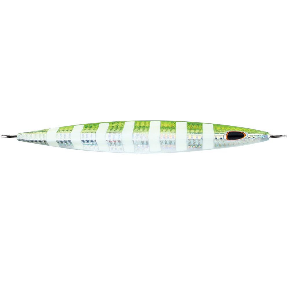 Williamson Kensaki 220 Jig 675 775oz UV Green Sardine Zebra KSJ220UVGSZ