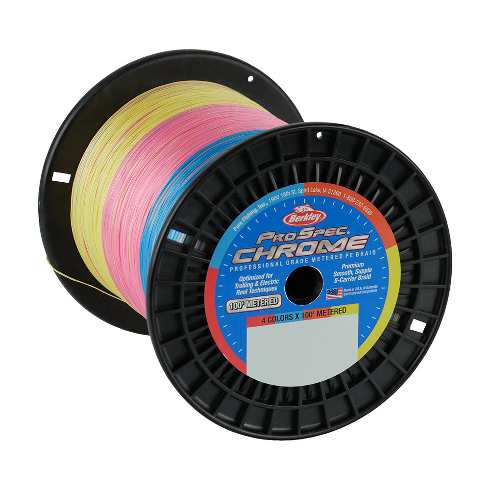Berkley ProSpec Chrome 4 x 100 Metered Braid 50lb 3500yd 1640957