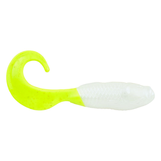 Berkley Gulp Saltwater Swimming Mullet 5 Pearl WhiteChartreuse 1519948