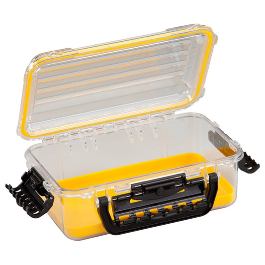 Plano Waterproof Polycarbonate Storage Box  3600 Size  YellowClear 146000