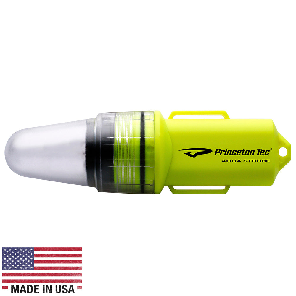 Princeton Tec Aqua Strobe LED Neon Yellow ASLEDNY