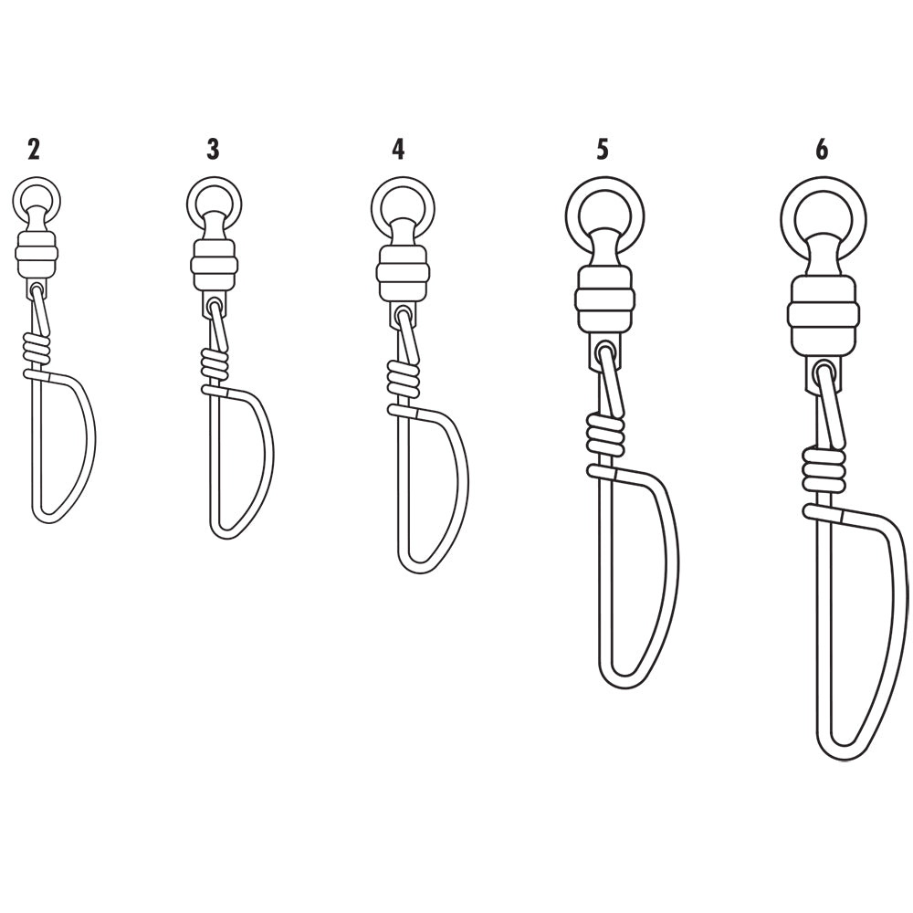 VMC BSHBTSS Black Stainless Steel HeavyDuty Ball Bearing Tournament Snap Swivel 6 320lb 1Pack BSHBTSS6