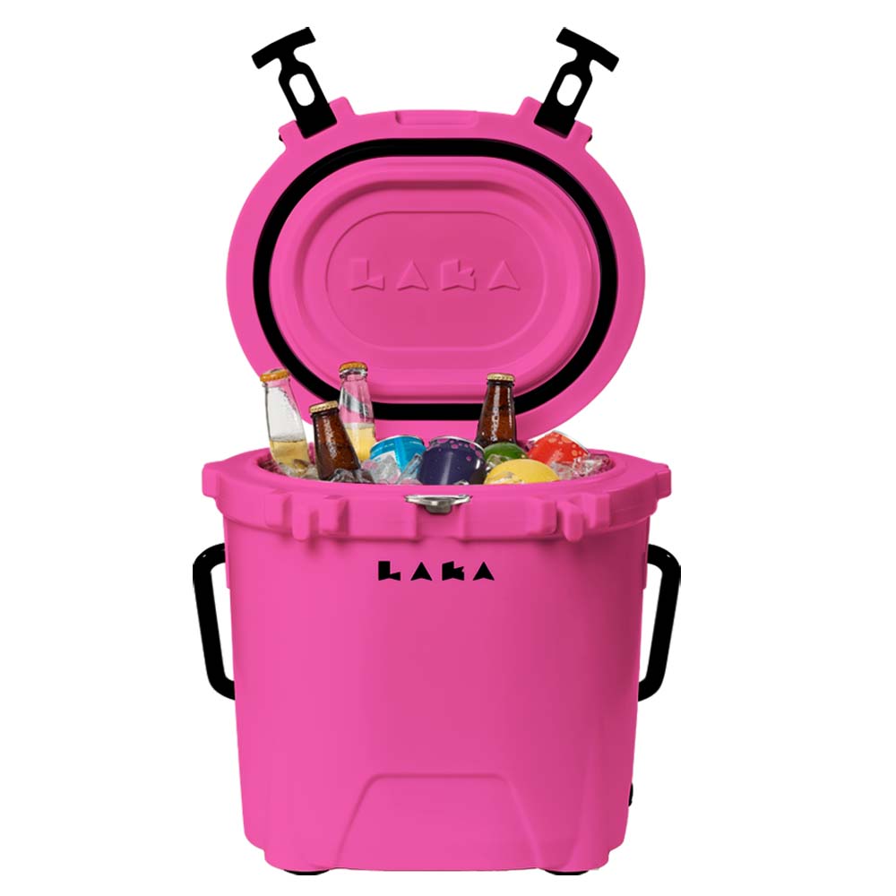 LAKA Coolers 20 Qt Cooler Pink 1012