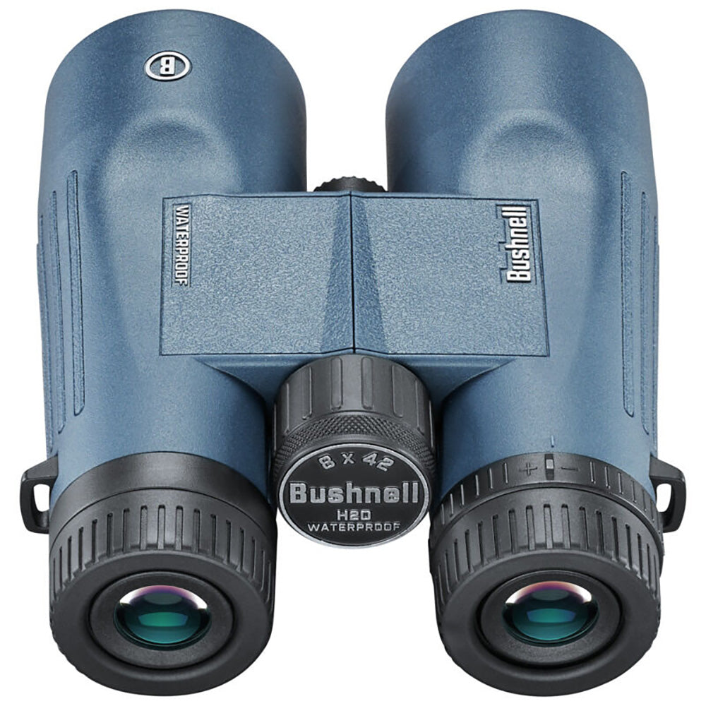 Bushnell 8x42mm H2O Binocular Dark Blue Roof WPFP Twist Up Eyecups 158042R