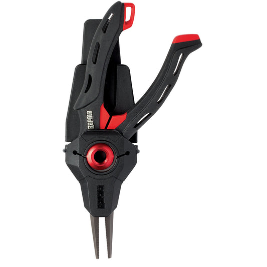 Rapala Mag Spring Pliers 6" RMSPP6 with quick-draw sheath