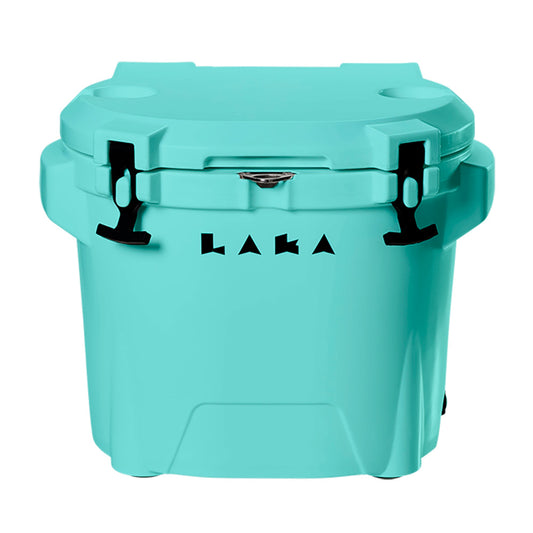LAKA Coolers 30 Qt Cooler wTelescoping Handle Wheels Seafoam 1082