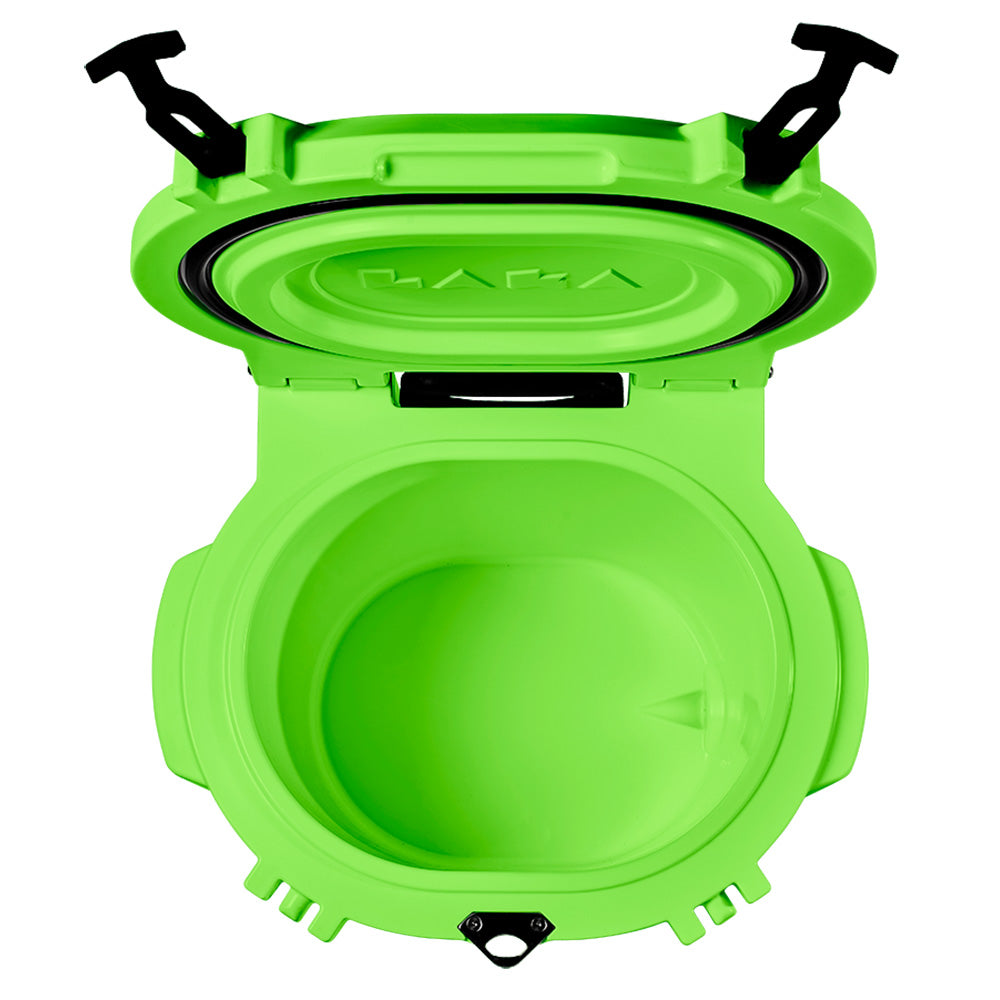 LAKA Coolers 30 Qt Cooler wTelescoping Handle Wheels Lime Green 1083