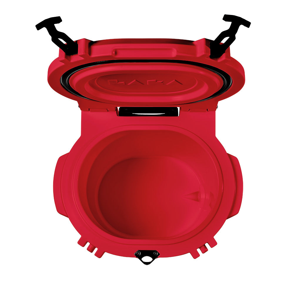 LAKA Coolers 30 Qt Cooler wTelescoping Handle Wheels Red 1089