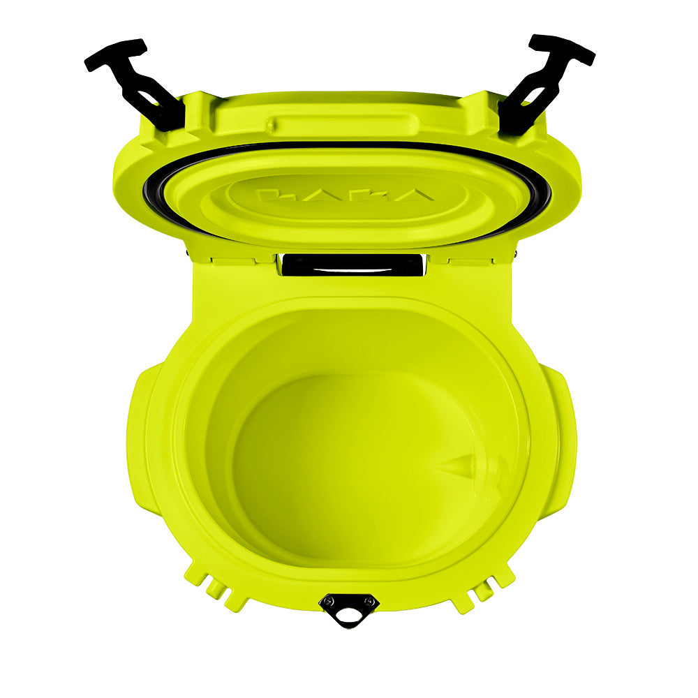 LAKA Coolers 30 Qt Cooler wTelescoping Handle Wheels Yellow 1087