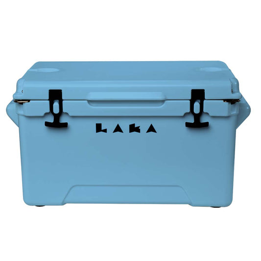 Large rotomolded fishing cooler for offshore fishing and extended trips
