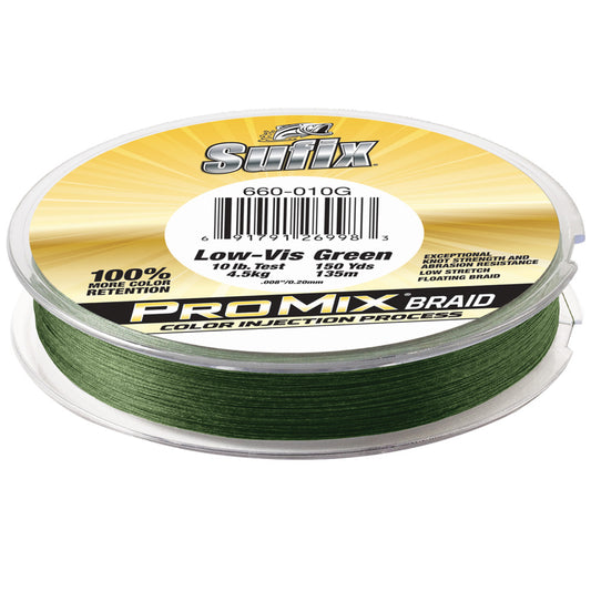 Sufix ProMix Braid 50lbs  Green  150yds 630050G