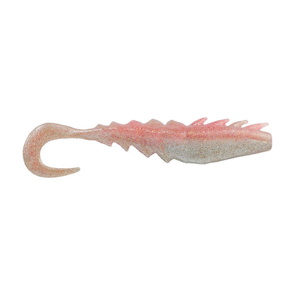 Berkley Gulp! Nemesis Prawn Curl Tail 5" Flamingo Chrome, MPN 1637573