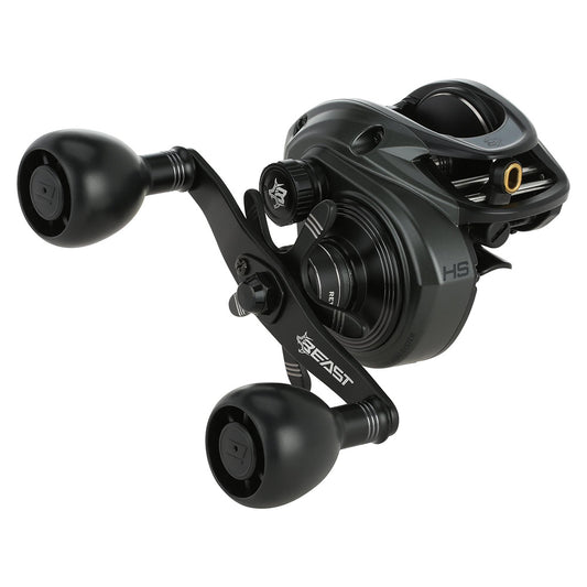 Abu Garcia Beast 300 HS low-profile reel with 95 mm aluminum handle