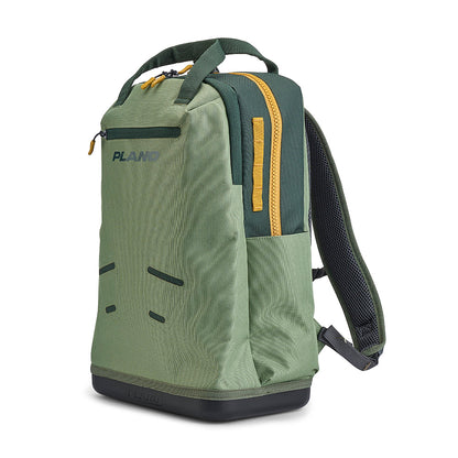 Plano Weekend Tackle Backpack 3700 Moss tackle storage detail