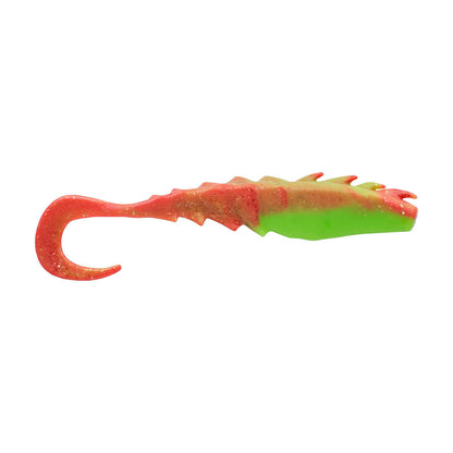 Berkley Gulp! Nemesis Prawn Curl Tail 4" Nuclear Chicken, MPN 1551579