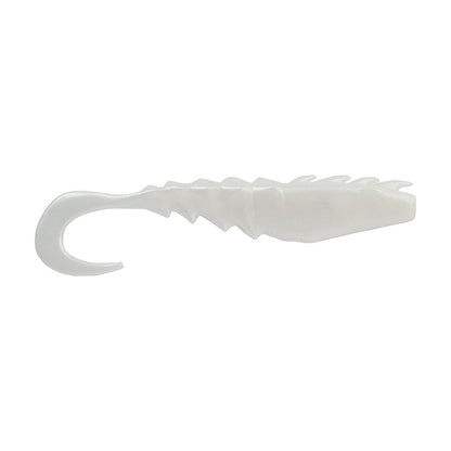 Berkley Gulp! Nemesis Prawn Curl Tail 5" Pearl White, MPN 1551582