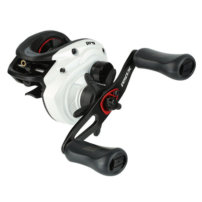 Abu Garcia Max Pro LH low-profile reel with 90 mm aluminum handle