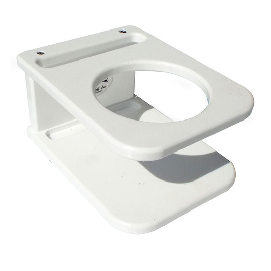 Deep Blue Marine SSDH single drink holder with suction-cup mount, white