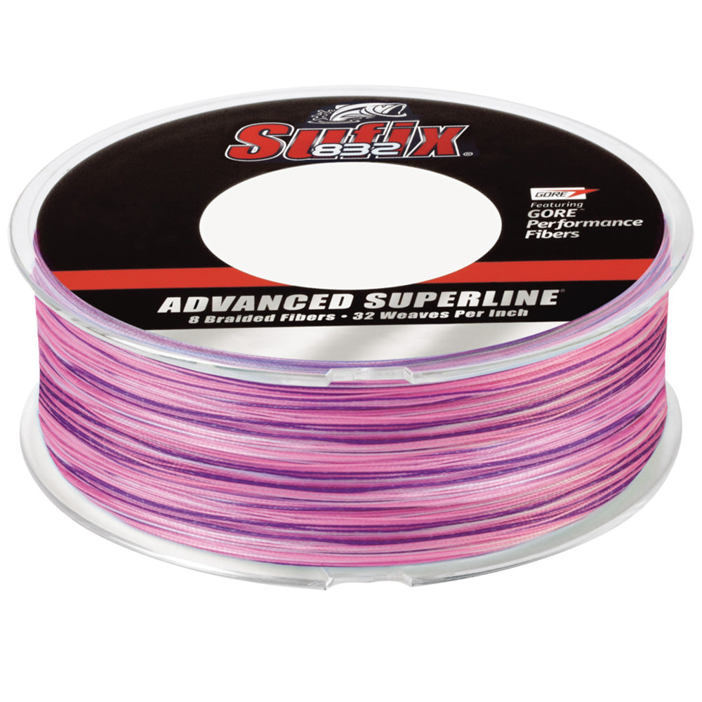Sufix 832 Advanced Superline Braid 30lb Test  600yd  Sunrise 660230SR