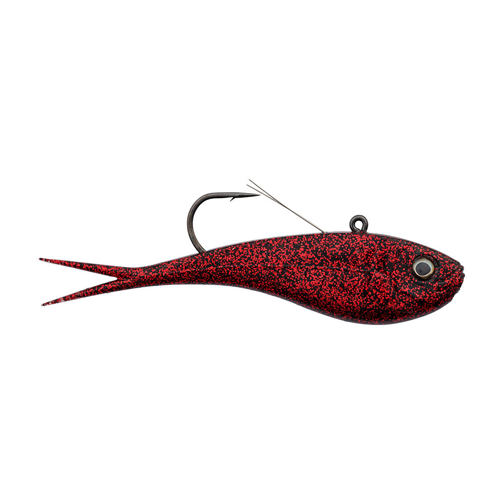 Berkley PowerVibe Max 5" HD Crimson Crush pre-rigged saltwater bait, MPN 1653000