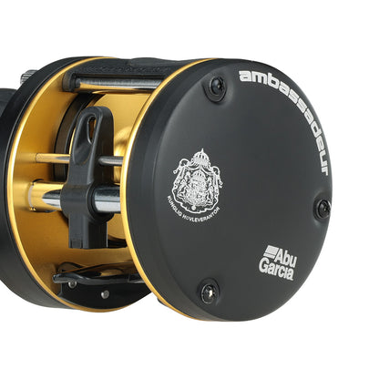 Abu Garcia Ambassadeur C2 6600 round reel profile view