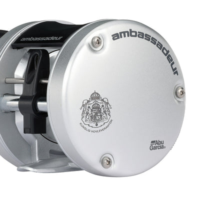 Abu Garcia Ambassadeur C1 5500 round reel profile view