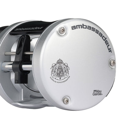 Abu Garcia Ambassadeur C1 6500 round reel profile view