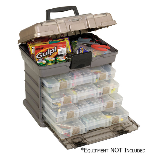 Plano Guide Series Stowaway Rack Tackle Box System  GraphiteSandstone 137401