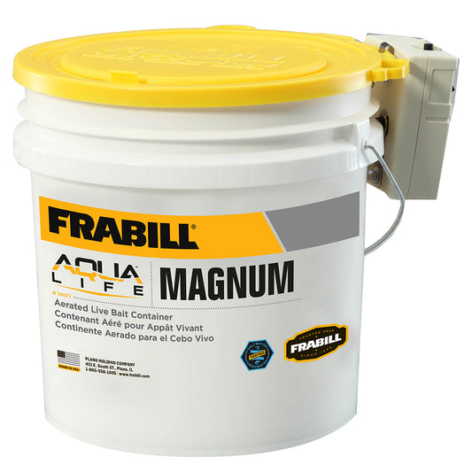 Frabill Magnum Bait Bucket with Aerator – 14071, MPN 14071