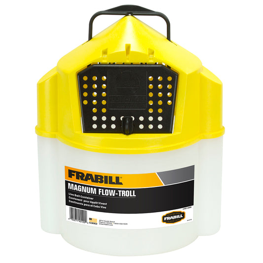 Frabill Magnum Flow Troll Bucket  10 Quart 451200