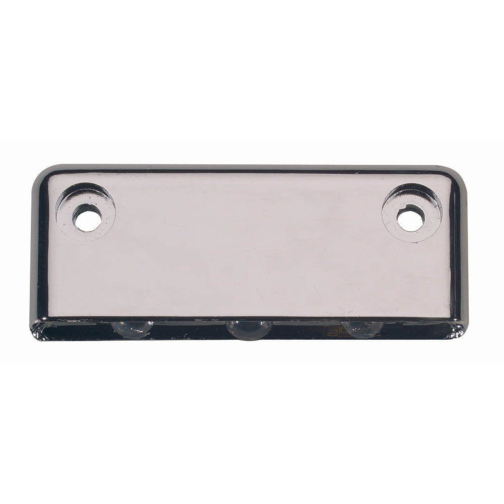 Innovative Lighting 3 LED Surface Mount Step Light  Blue wChrome Case 00322007