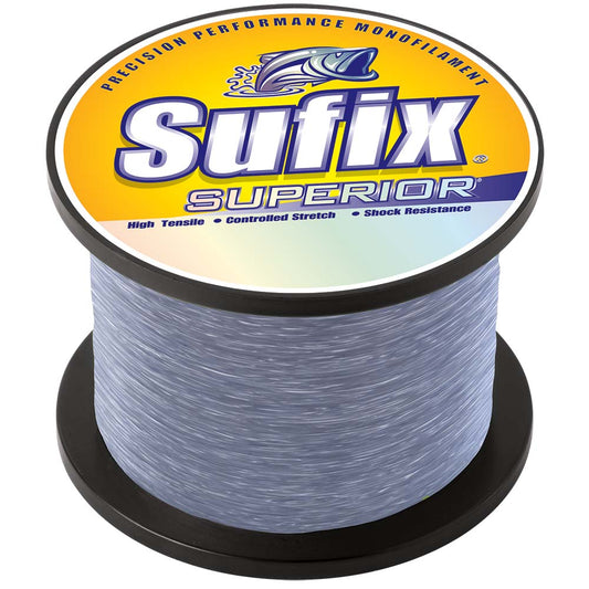 Sufix Superior Smoke Blue Monofilament  80lb  655 yds 646680