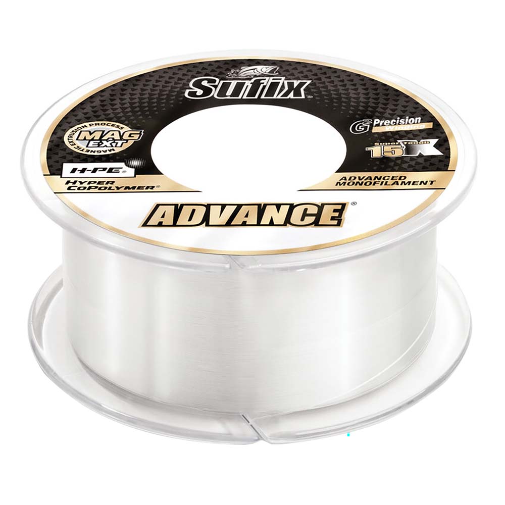 Sufix Advance Monofilament  17lb  Clear  330 yds 604117