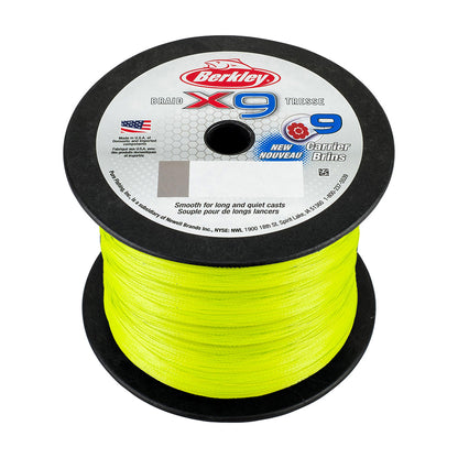Berkley x9 Flame Green braid 100 lb 2188 yd, MPN 1486880