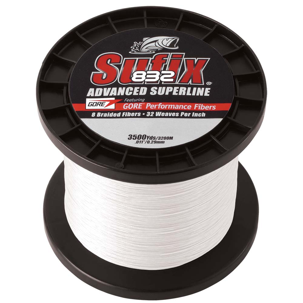 Sufix 832 Advanced Superline Braid  6lb  Ghost  3500 yds 660406GH