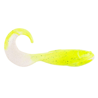 Berkley Gulp! Swimming Mullet 4" Chartreuse Pepper Neon 10-pack, MPN 1509663