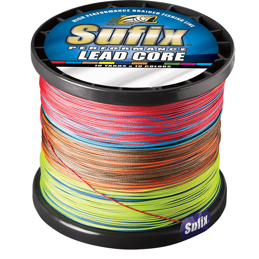 Sufix Performance Lead Core  36lb  10Color Metered  600 yds 668336MC