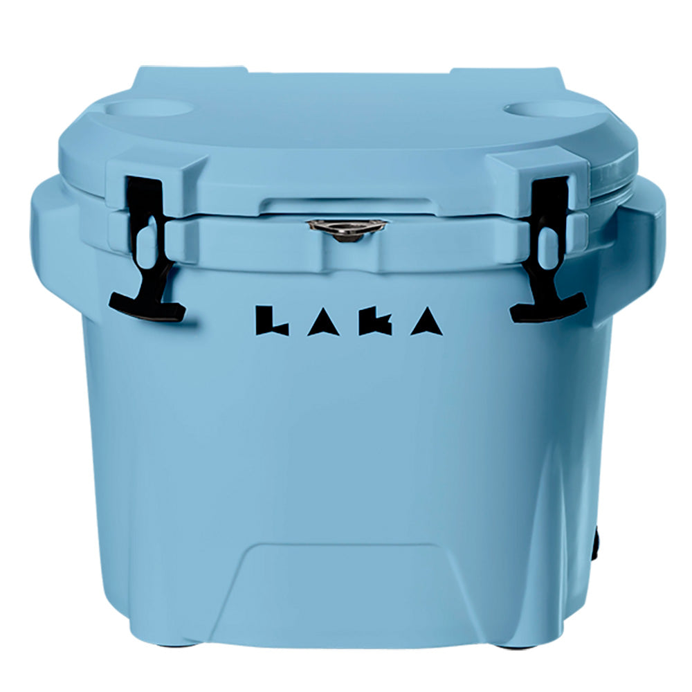 LAKA Coolers 30 Qt Cooler wTelescoping Handle  Wheels  Blue 1080