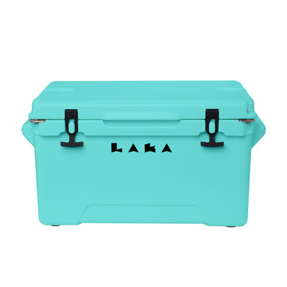 LAKA 45 Qt rotomolded cooler Seafoam side view