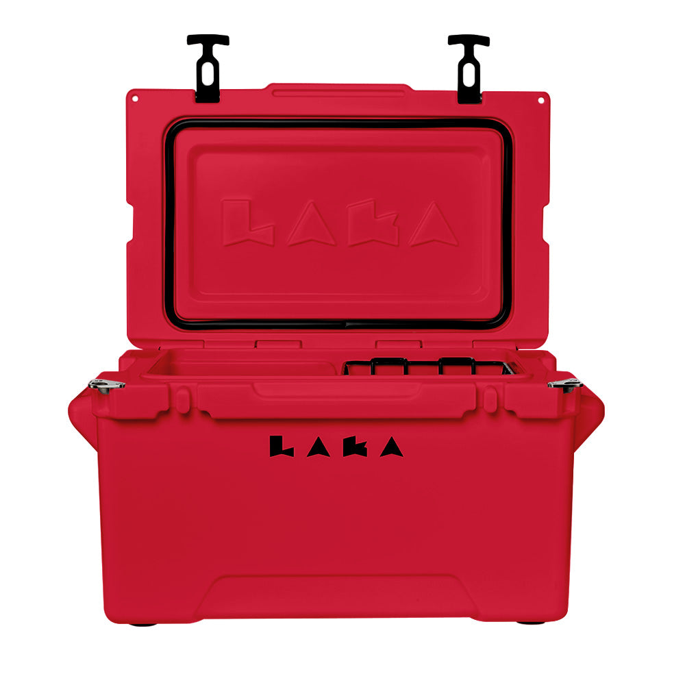 LAKA Coolers 45 Qt Cooler  Red 1084