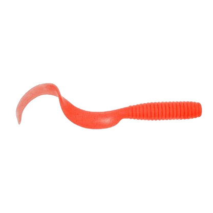Berkley Gulp! Saltwater Grub 4" Salmon Red 8-pack, MPN 1519808