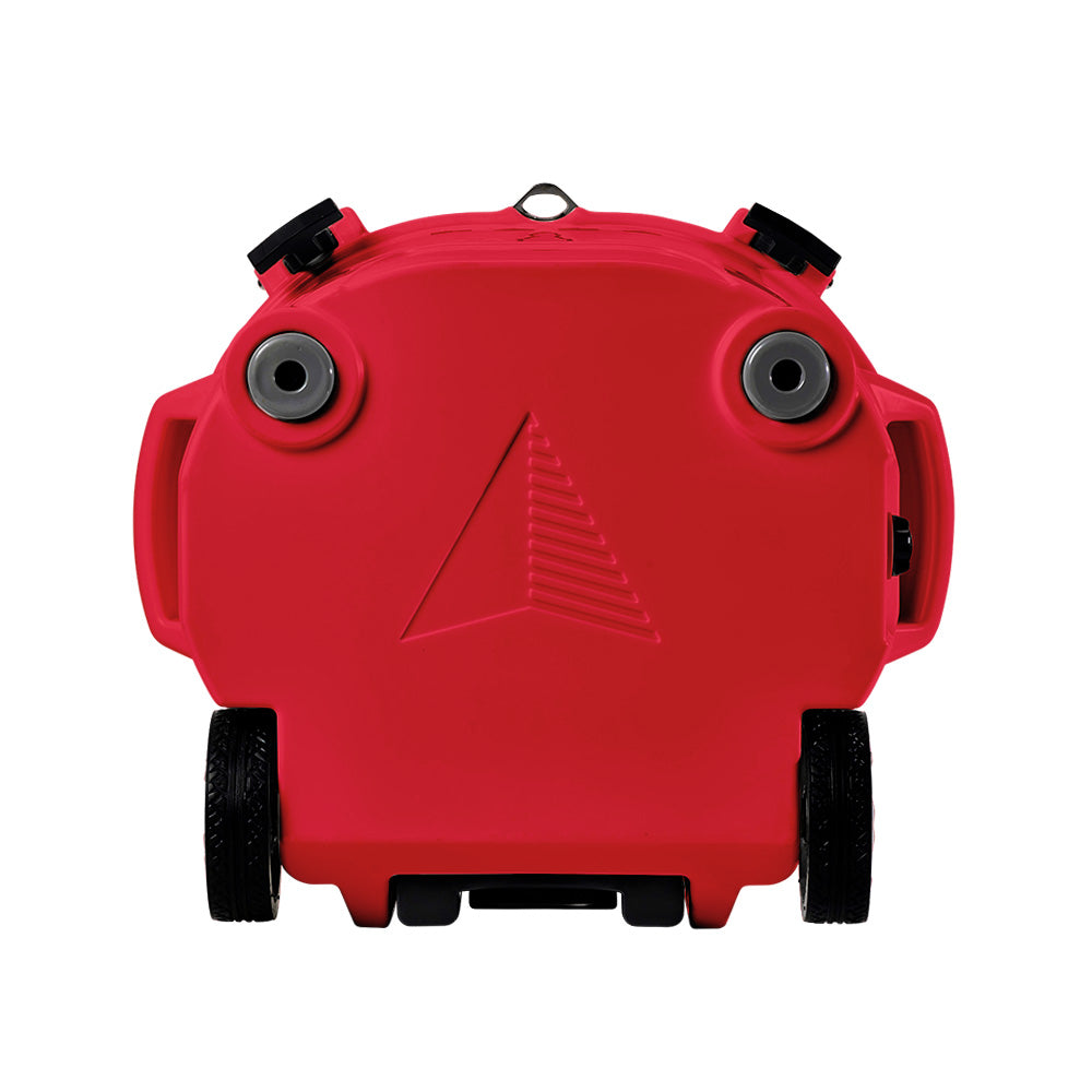 LAKA Coolers 30 Qt Cooler wTelescoping Handle  Wheels  Red 1089