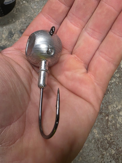 SM4 Sports C-Ball Jig Heads – 2–6 oz – 8/0 Mustad Hook - alternate view 4